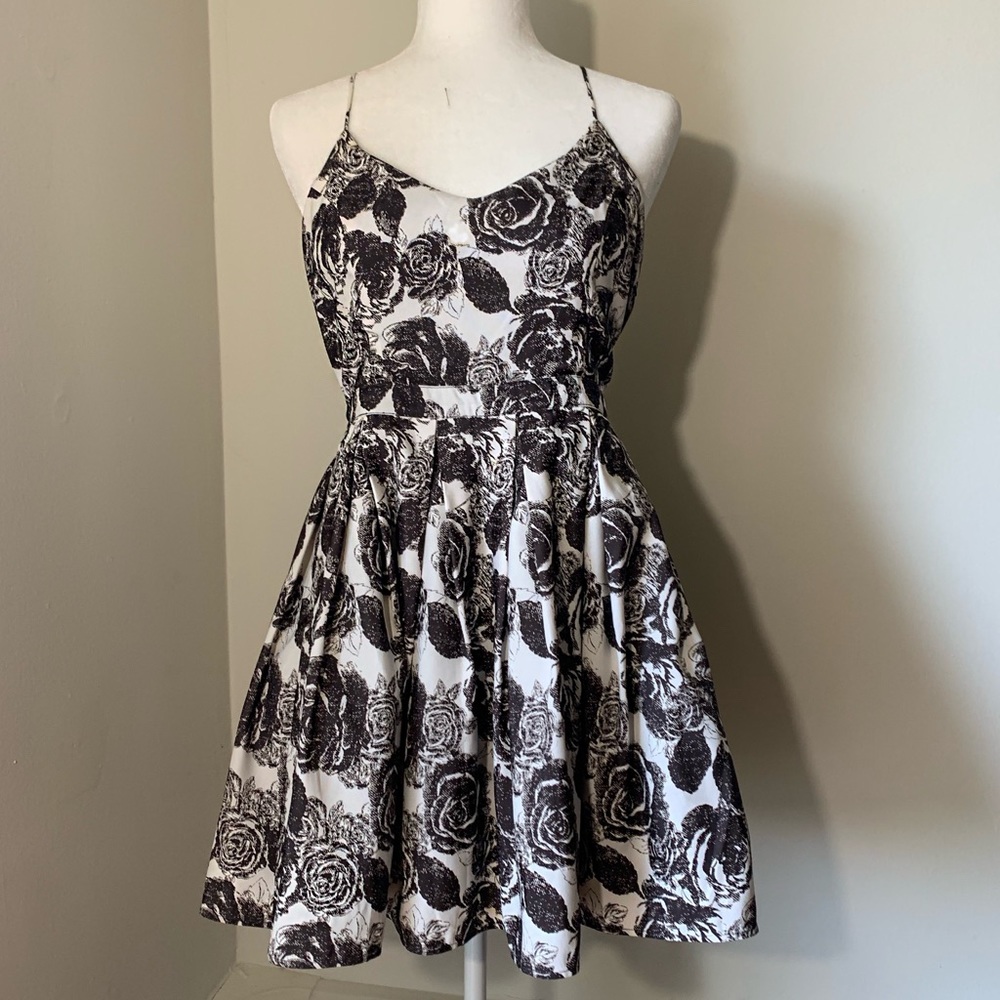 Never Worn- Floral Cupcake dress